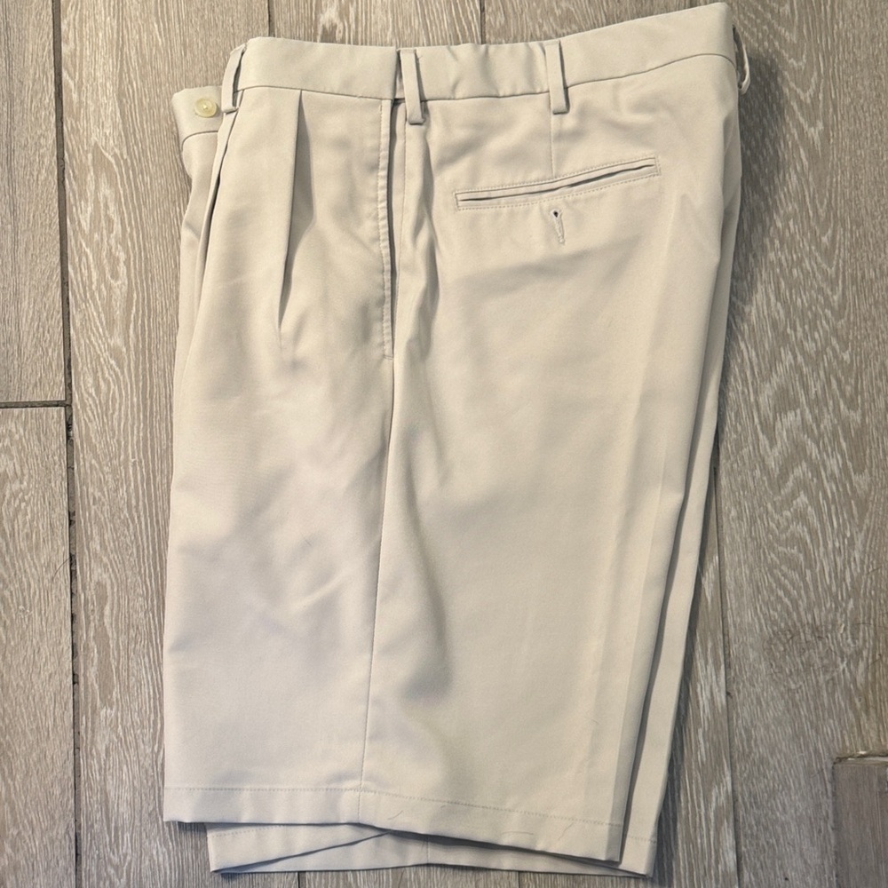 Jos. A. Bank Light Cream Flat Front Shorts